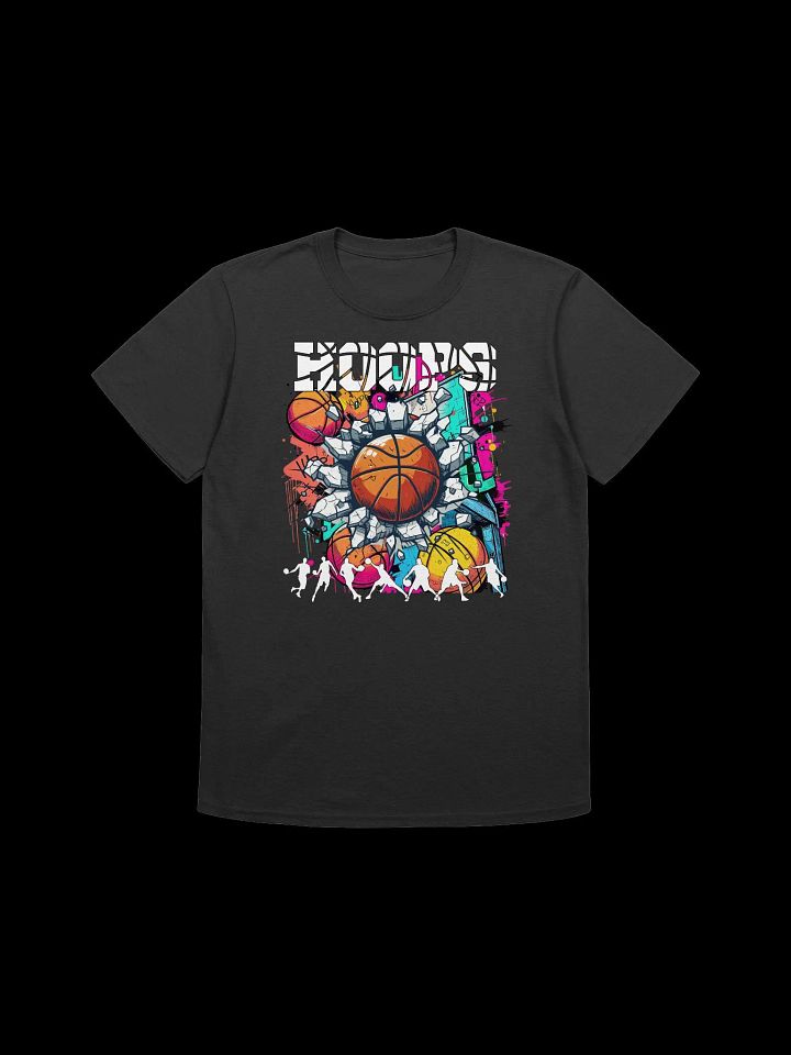 Basketball Explosion-Dynamic Graphic Design T-Shirt product image (3)