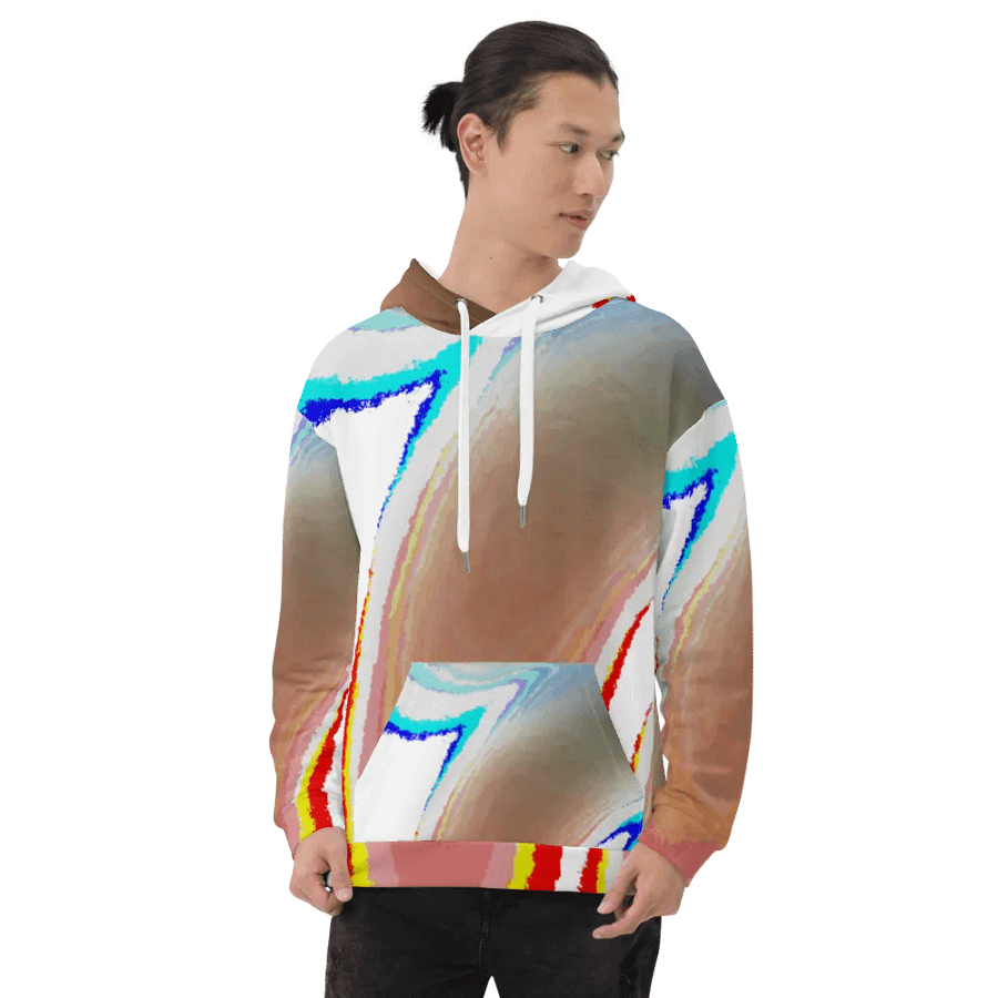 Cool Abstract Swirl Unisex Pull Over Hoodie product image (9)