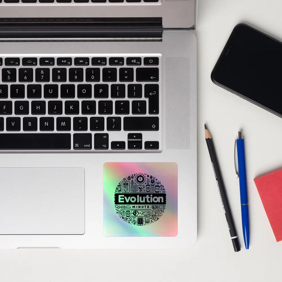 Evolutionary Holographic Tech Sticker Set product image (12)