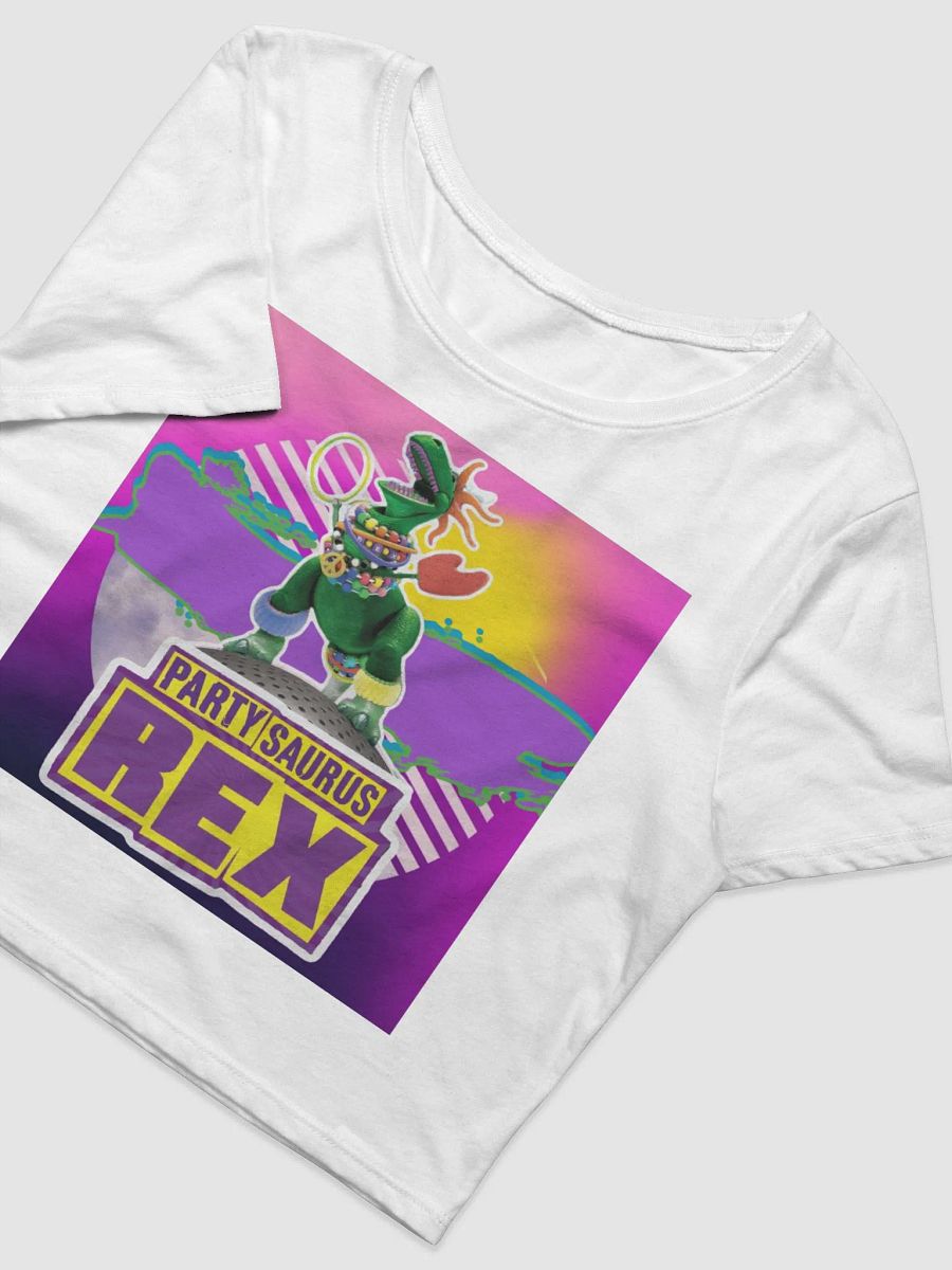 Partysaurus Rex Crop Top Tee product image (2)