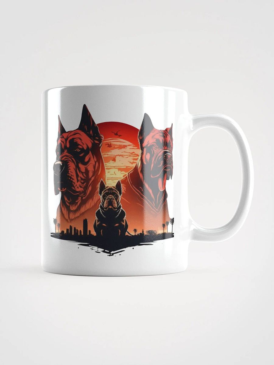 Retro Cane Corso White Glossy Mug product image (5)