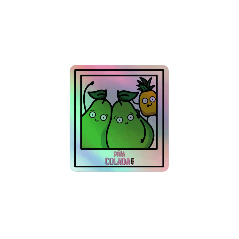 Piña Colada - Sticker (Holographic Kiss Cut) product image (1)