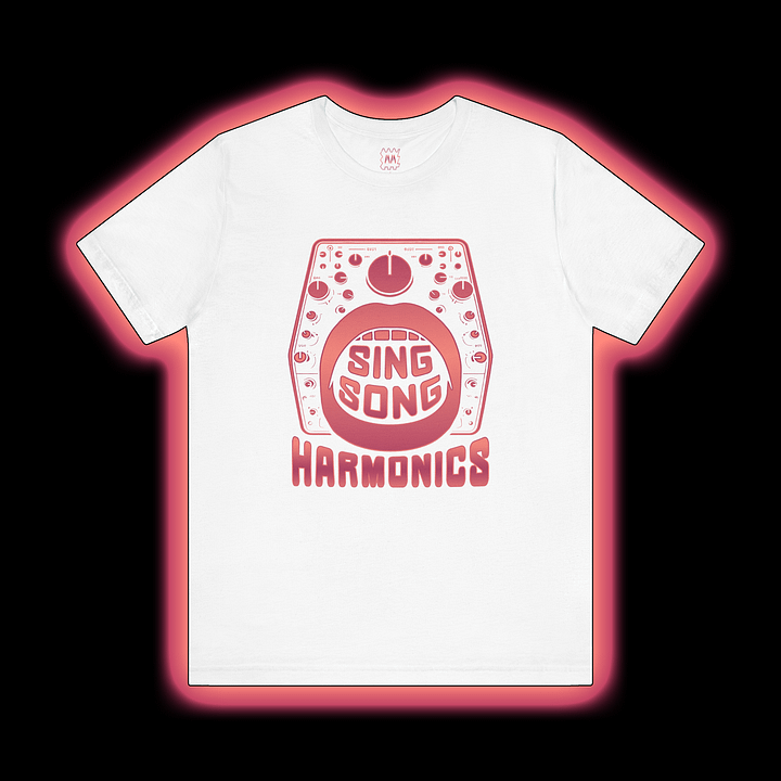 Sing Song Harmonics/Filter Mouth - Synthesizer/Sound Designer T-Shirt (FLAME PRINT) product image (1)