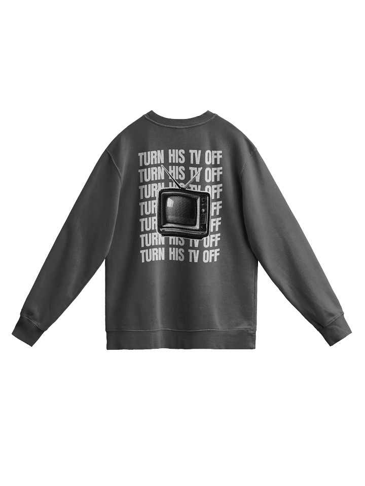 TV OFF SWEATSHIRT BLACK product image (1)