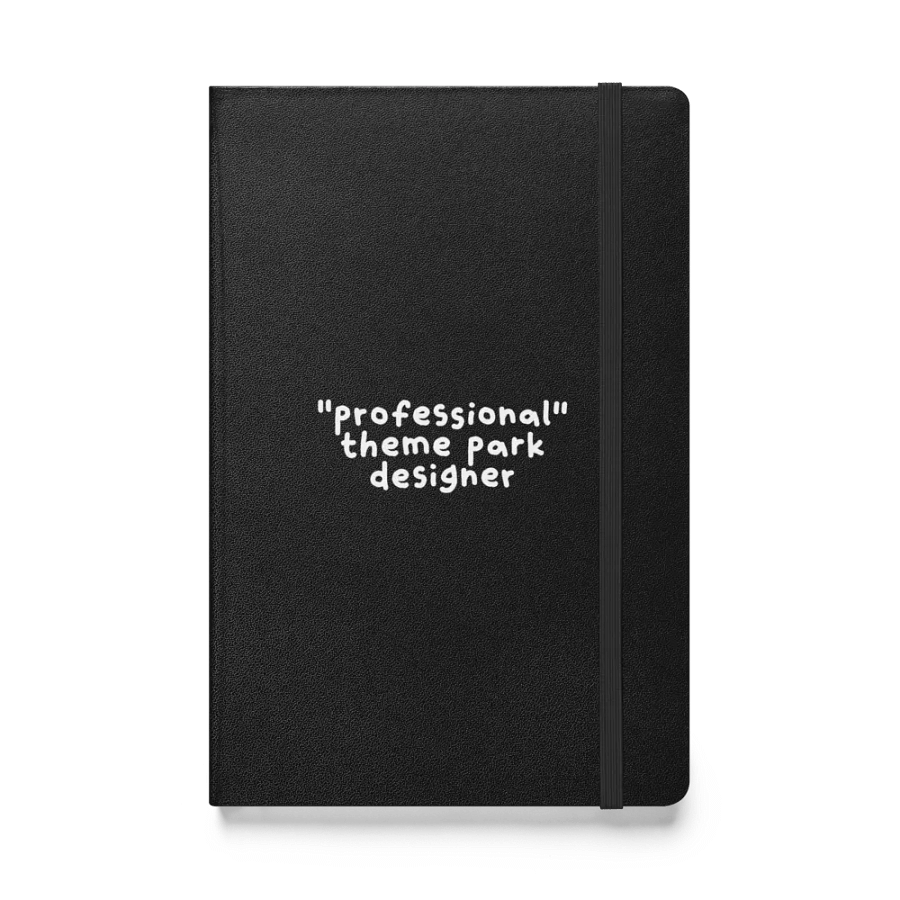 "Professional" Theme Park Designer Hardcover Notebook product image (1)