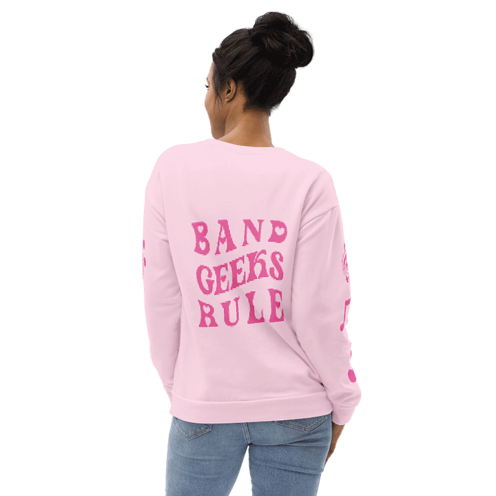 Band Geeks Rule Sweatshirt | Light Pink product image (2)