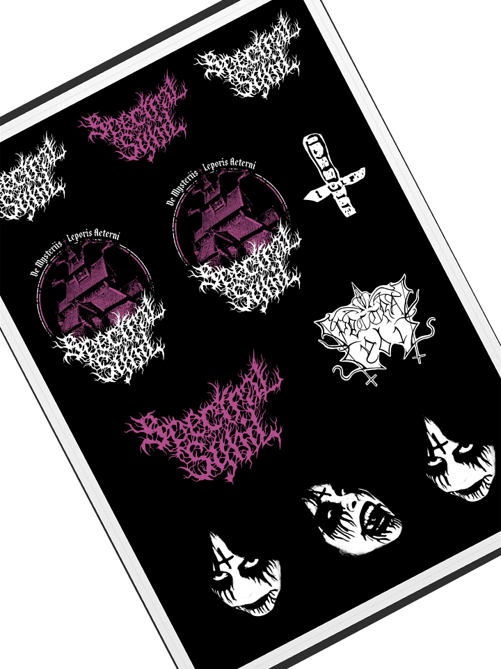 Black Metal Easter 2025 Sticker Set product image (2)