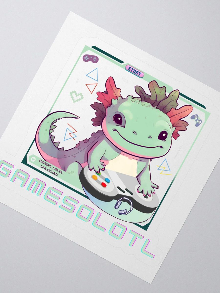 Axolotl Gamesolotl Sticker product image (5)