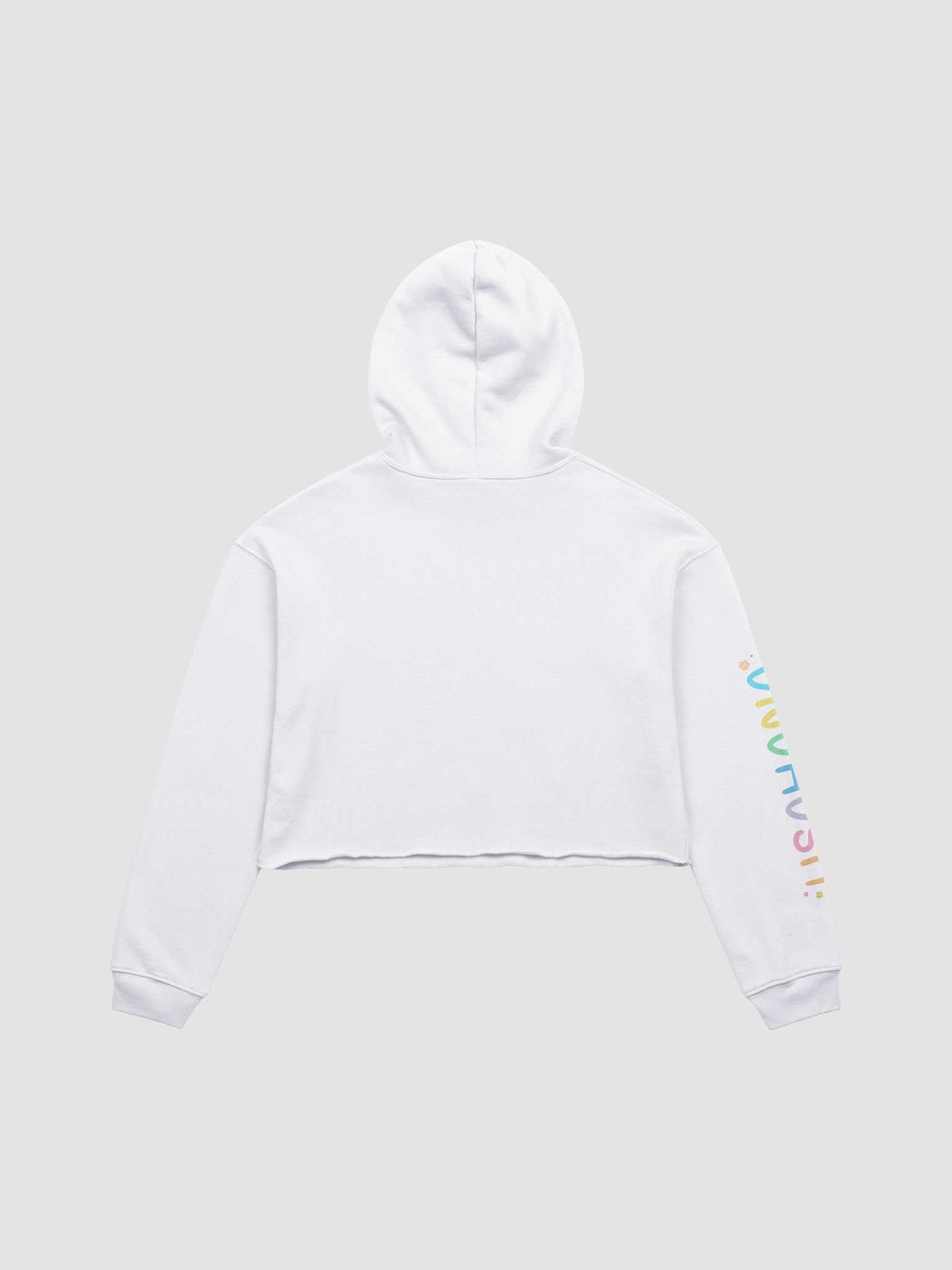 Rainbow Bunny Cropped Hoodie product image (7)
