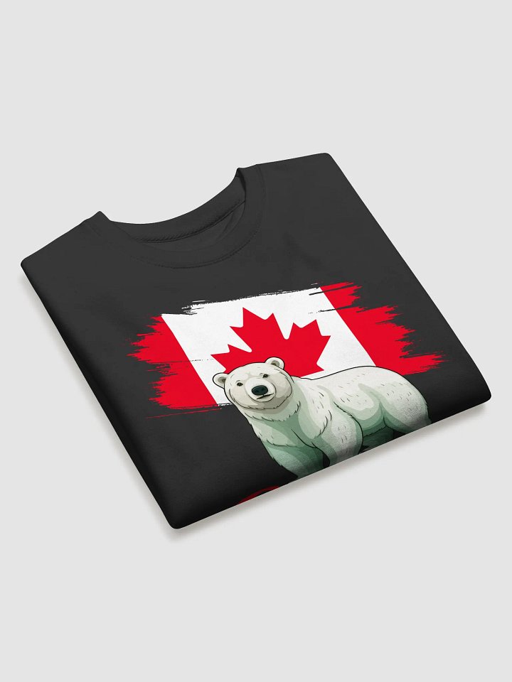 Canadian Flag Polar Bear Sweatshirt product image (2)