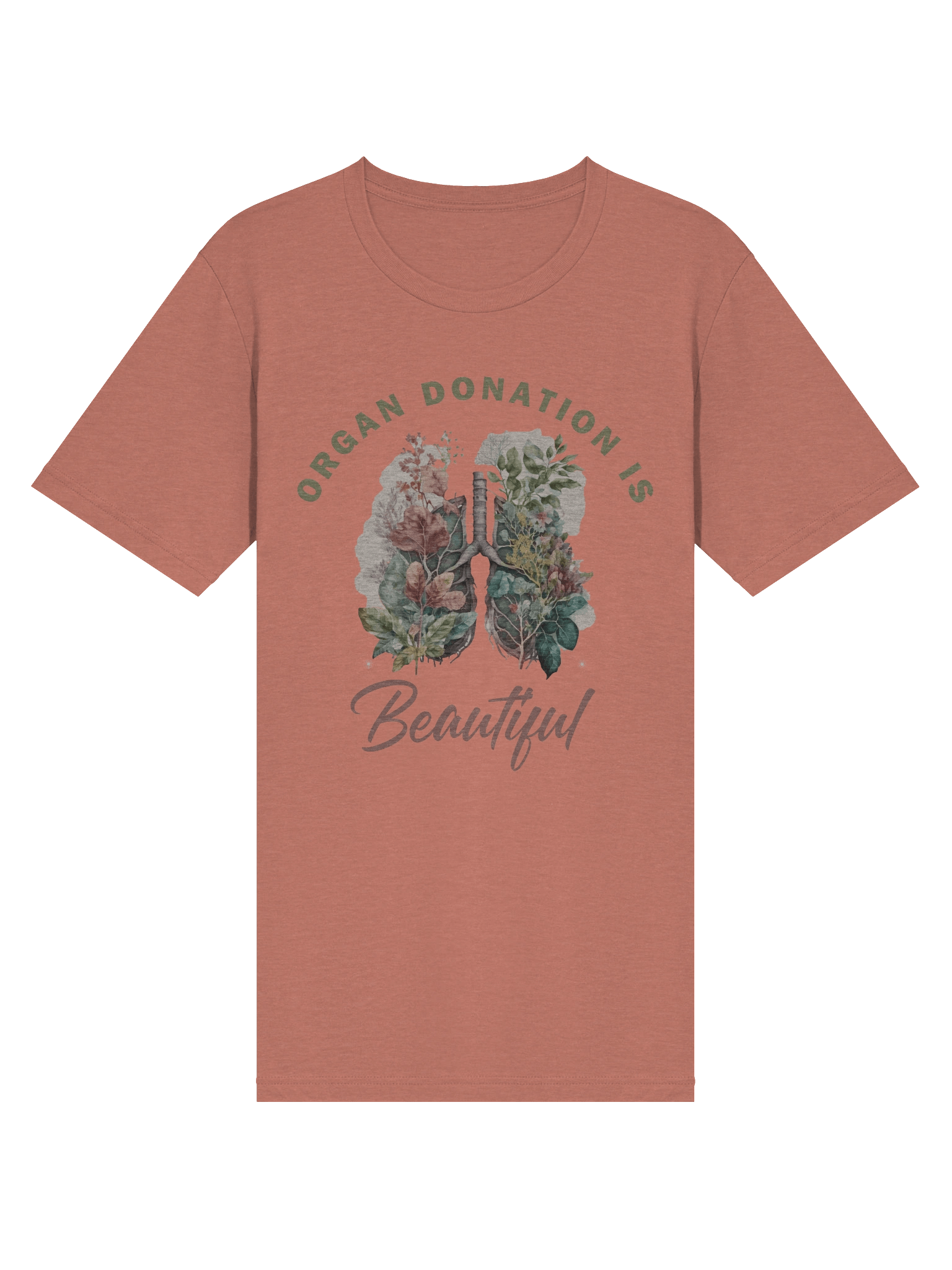 Lungs - Beautiful Organ Donor Leaves T-Shirt product image (11)