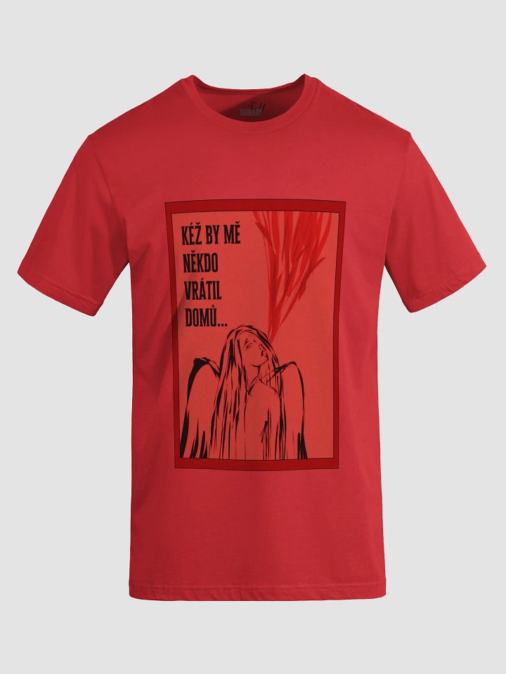 Kéž by mě někdo vrátil domů Red T-shirt product image (2)