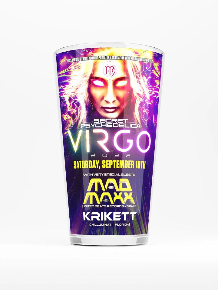 Virgo 2022 Shaker Pint Glass product image (1)