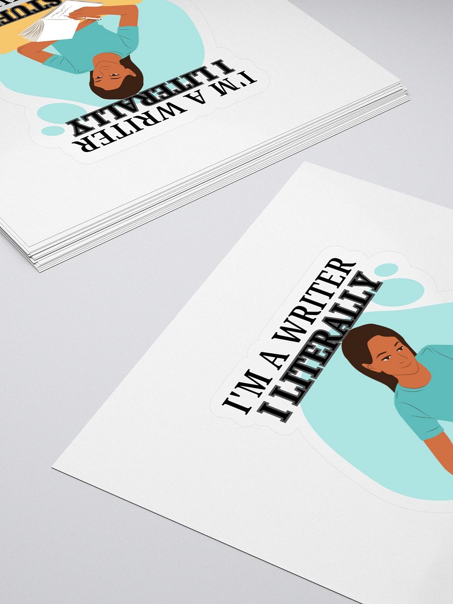I'm a Writer: I Make Stuff Up Sticker product image (4)
