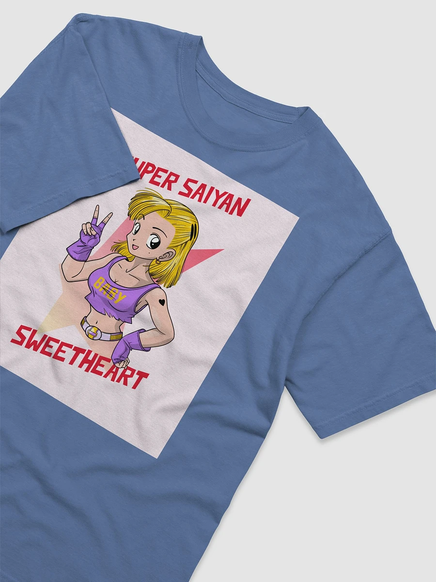 Super Saiyan Sweetheart T-Shirt: Dragonball Inspired Anime Girl Spreading Peace product image (2)