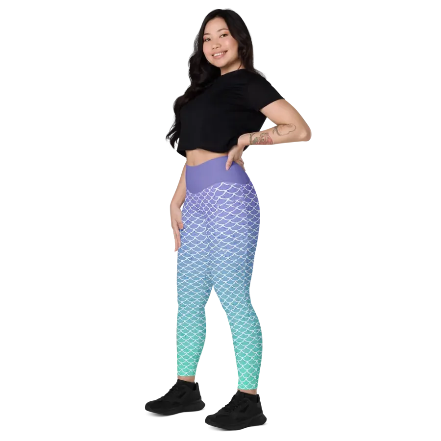 Gaming Mermaid Leggings with Pockets product image (2)