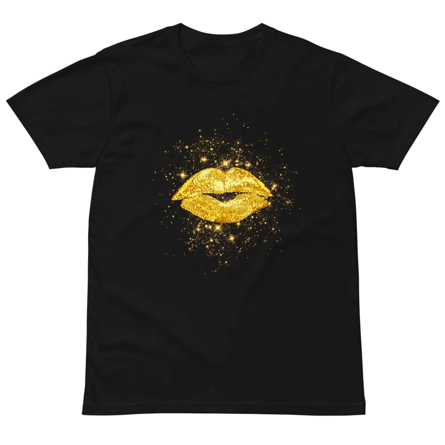 Golden Kiss Glitter Unisex T-Shirt product image (6)