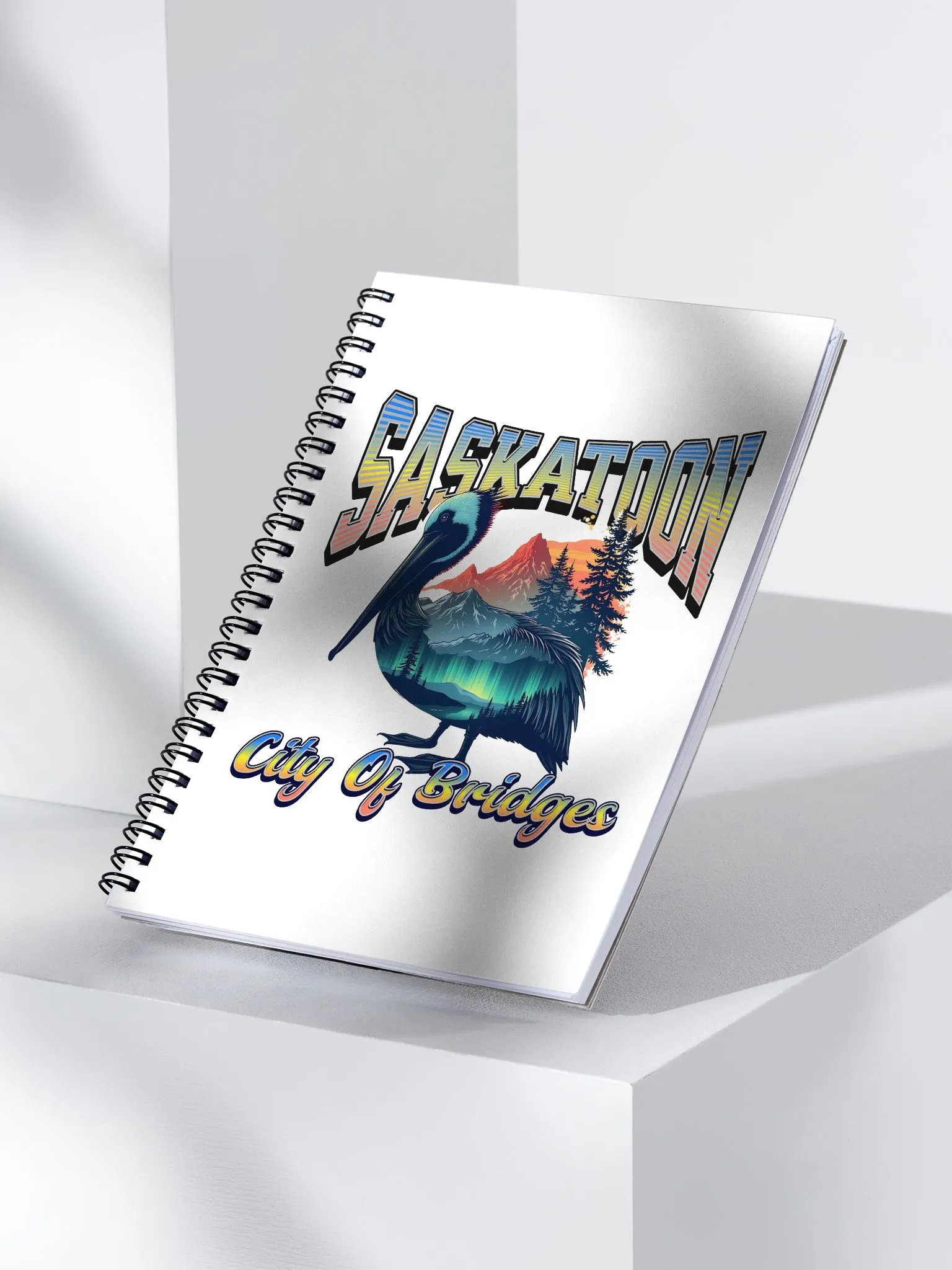 Saskatoon City Of Bridges Pelican Notebook product image (3)
