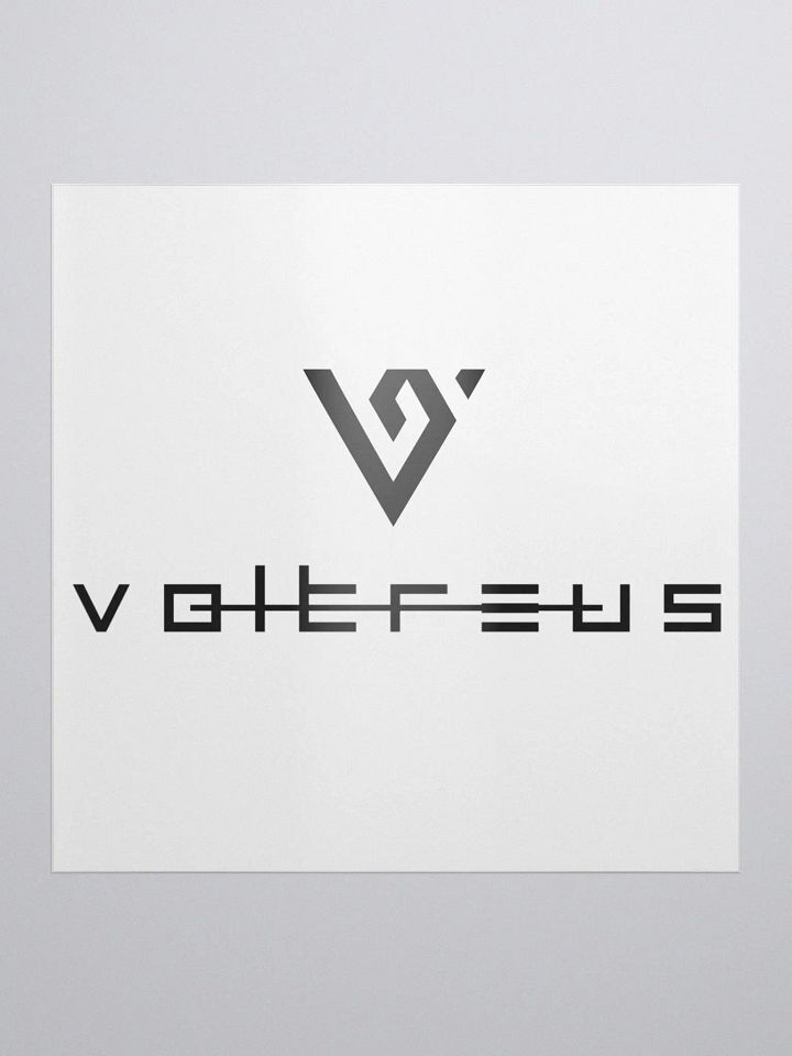 White logo Sticker product image (1)