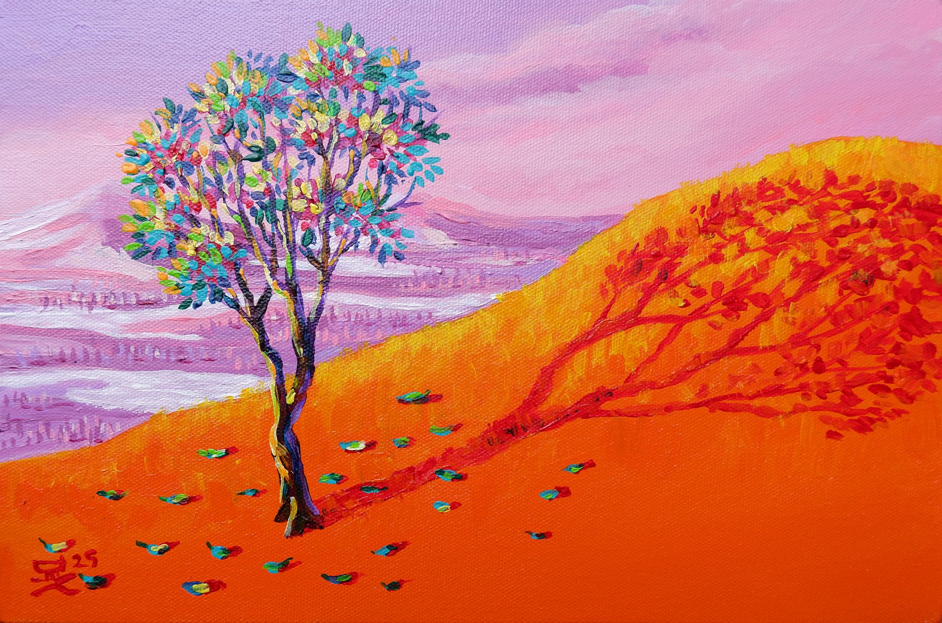 "Shadow of Peace" Painting by Deni Je product image (1)