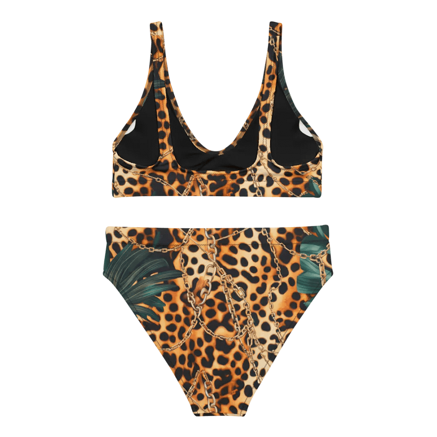 Safari Luxe Leopard & Palm High Waisted Bikini product image (2)