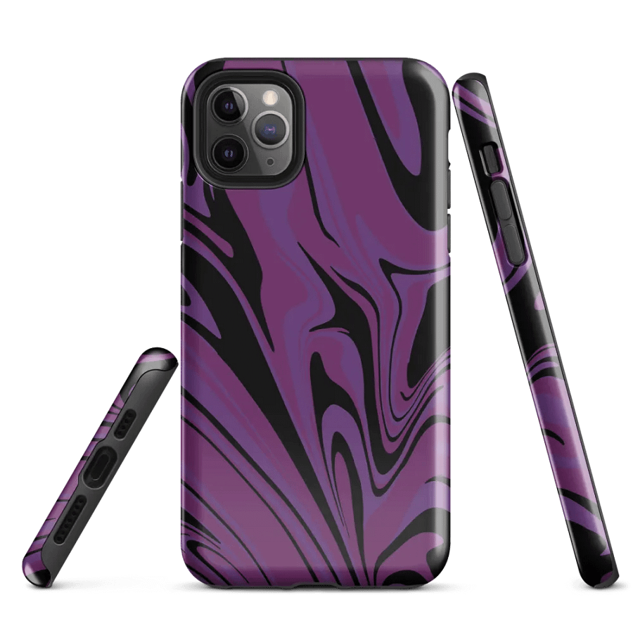 Purple Swirl Tough Case for iPhone® product image (3)