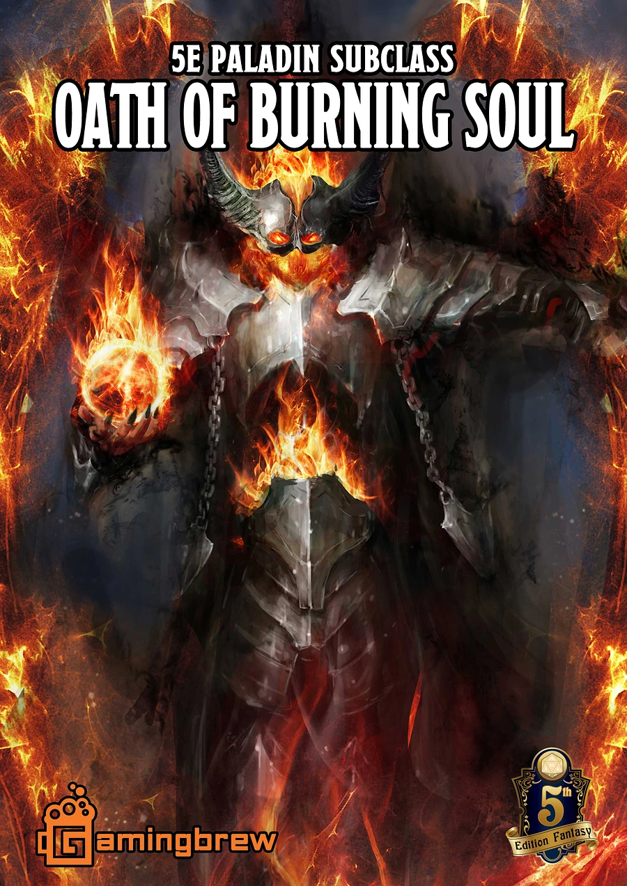 Oath of Burning Soul | 5E Paladin Subclass product image (1)