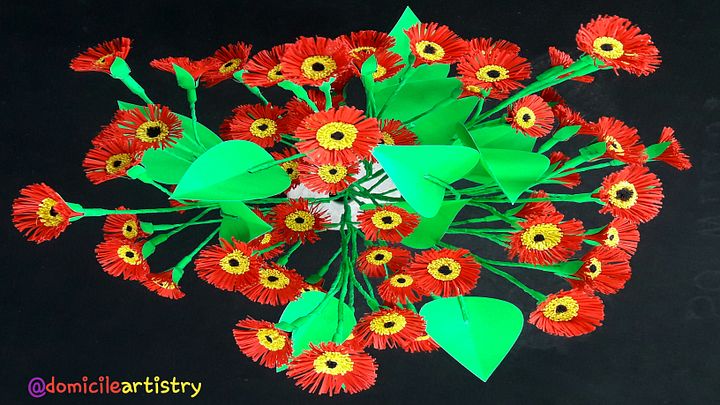 red paper flowers product image (2)