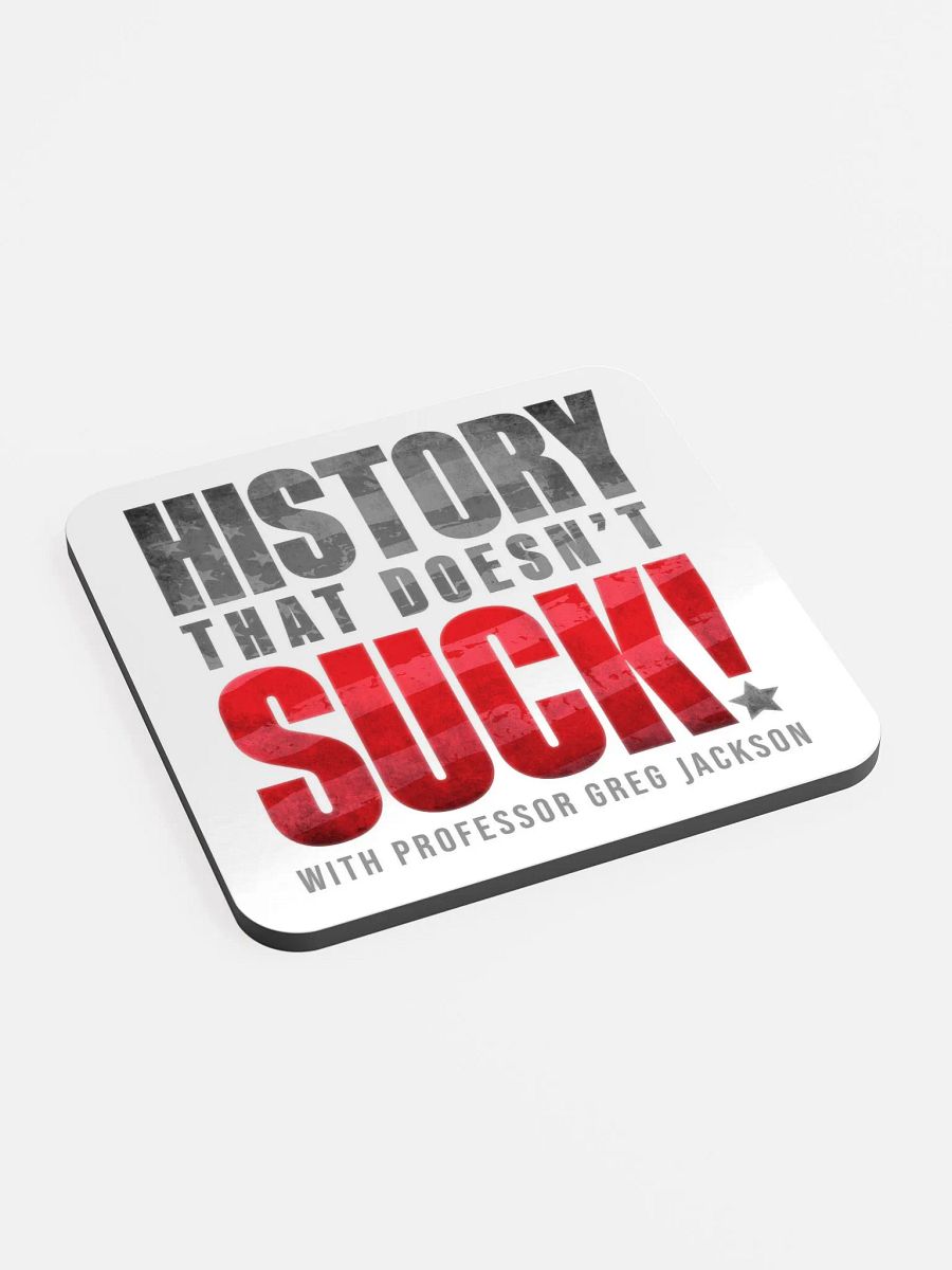 HTDS Logo Coaster (white) product image (2)