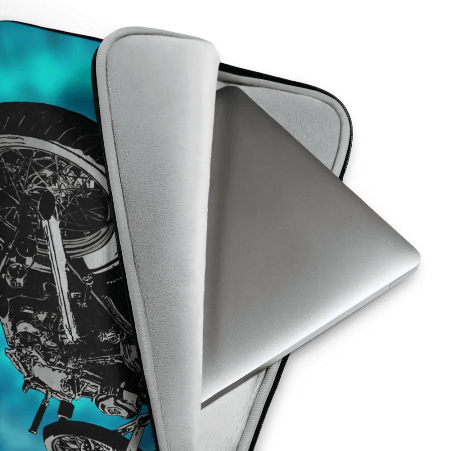 Biker blues laptop sleeve product image (3)