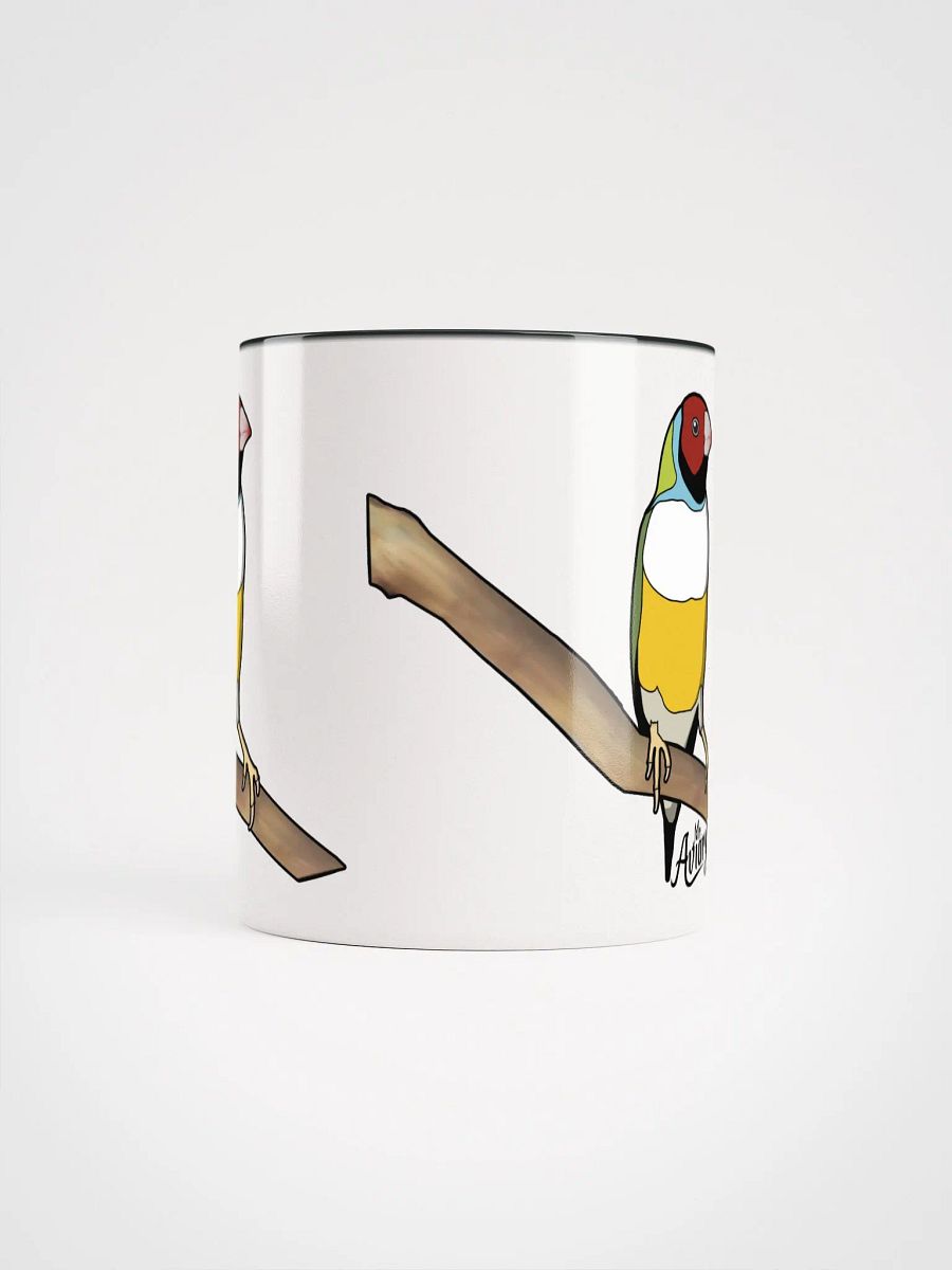 White-Breasted Gouldian Finch Mug product image (5)