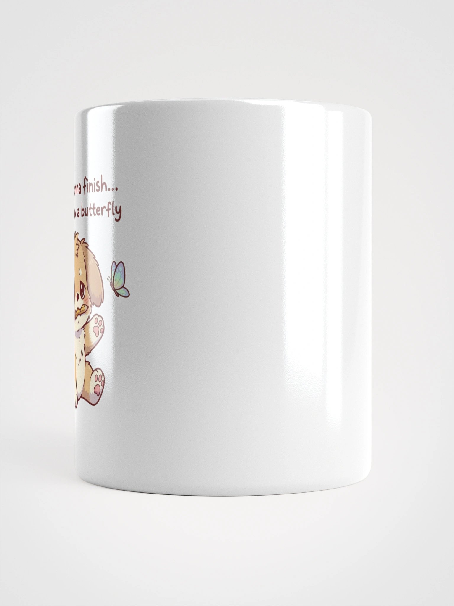 Puppy Procrastisketcher White Glossy Mug product image (6)