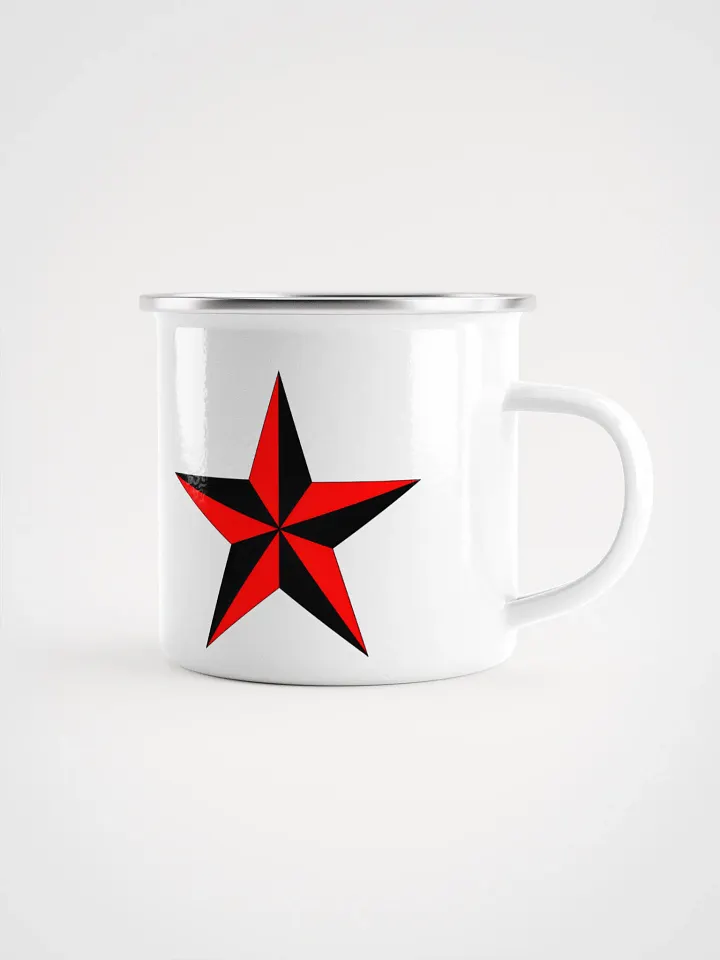 Red star taza metalica product image (2)