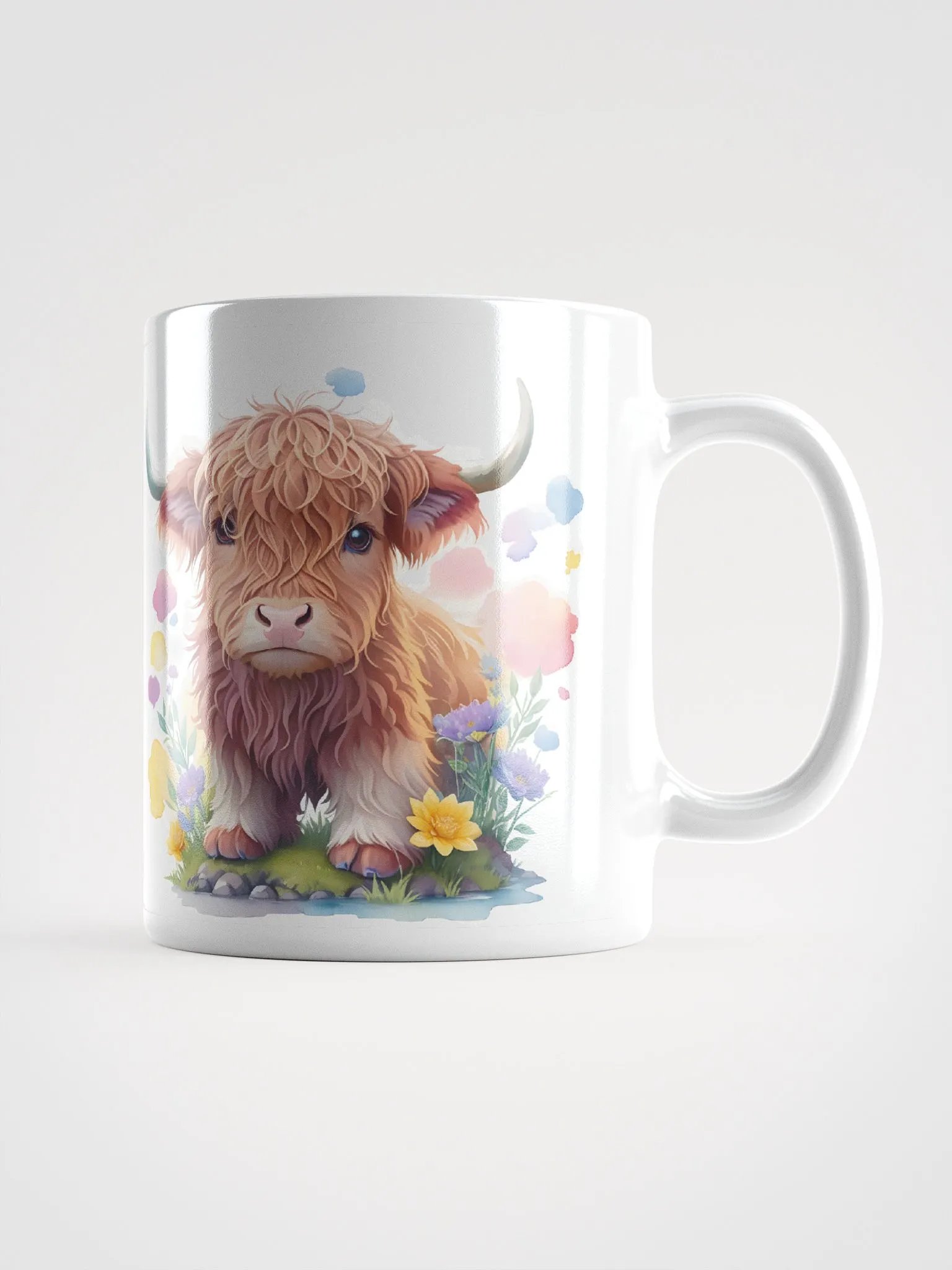 Highland Cow Blossom Mug product image (1)