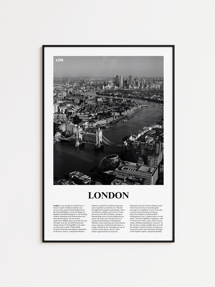 London 02 Newspaper Poster product image (1)