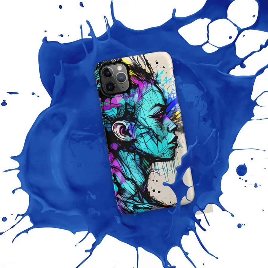 'Electric Emotions' Phone Case Painting Cover for iPhone 15 14 11 12 13 XR XS X 7 8 FE product image (54)