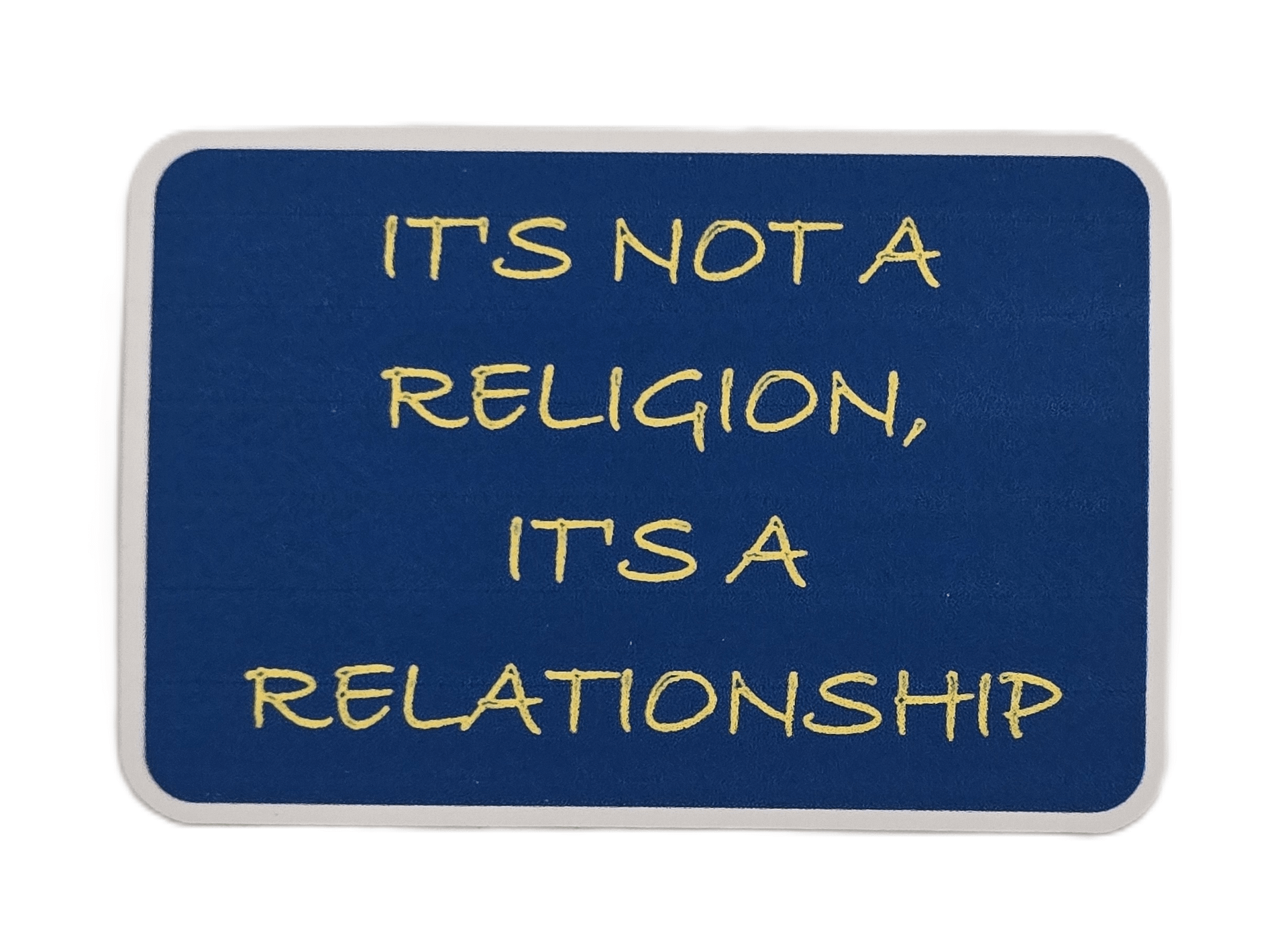 It's Not a Religion Premium Sticker product image (1)