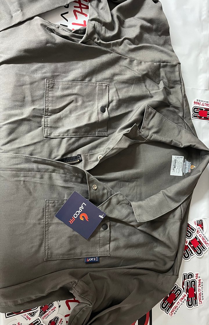 SDS Gray FR Coveralls product image (2)
