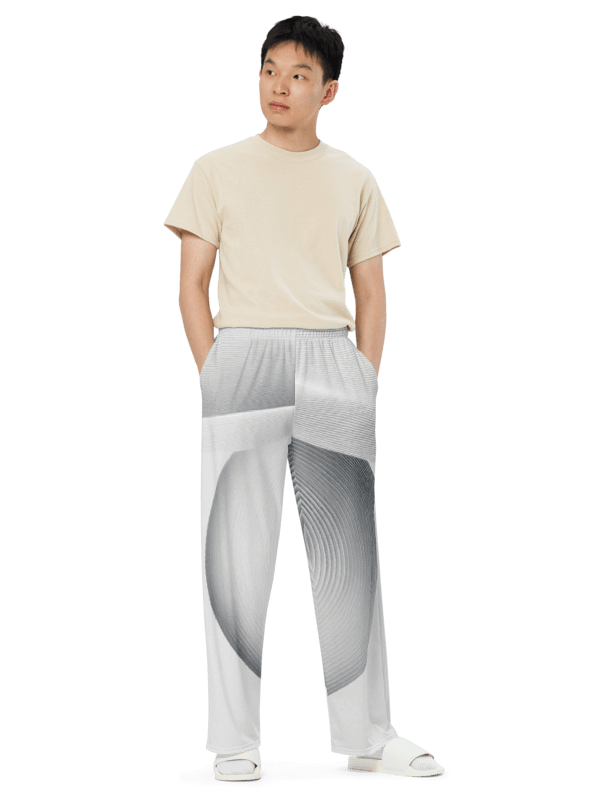 Men's Stream-White Print Pants product image (2)