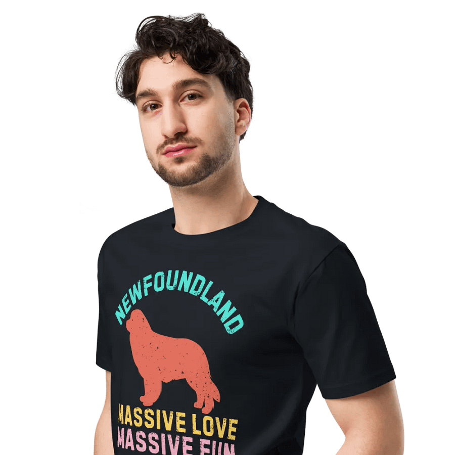 Newfoundland Dog Graphic Tee – Perfect Gift for Dog Lovers product image (5)