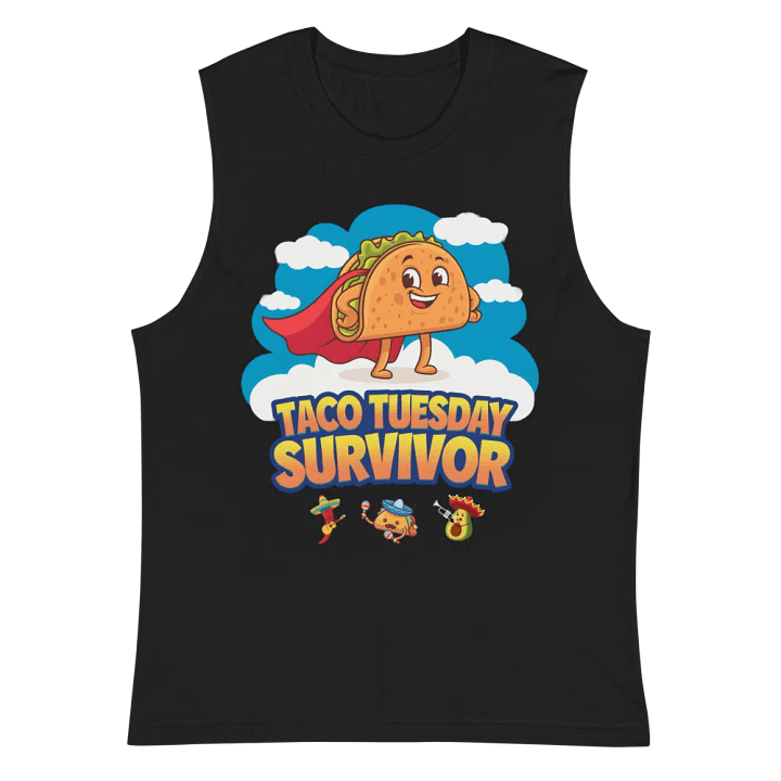 Taco Tuesday Superhero Muscle Tank Bella+Canvas (Men's) product image (3)