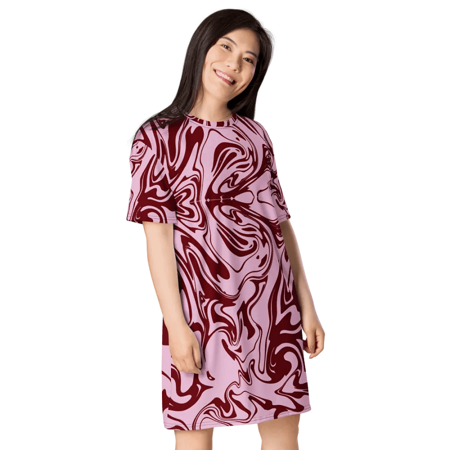 Marbled Melody Oversized Dress product image (4)