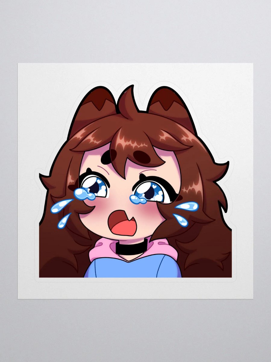 Wolfy Sadge Kiss Sticker product image (1)
