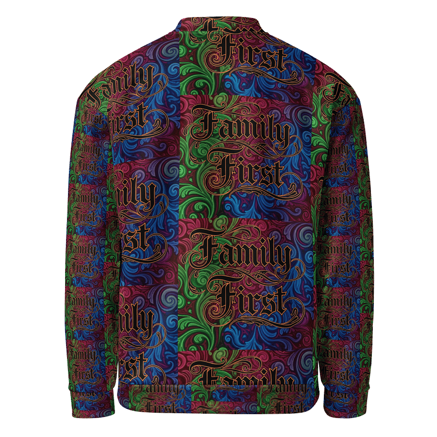 FRESH Unisex Da Culture, Experience Love! Family First Zipper Jacket,All-Over Print Bomber Jacket by D.C.E.L. Chilly Palmer product image (2)