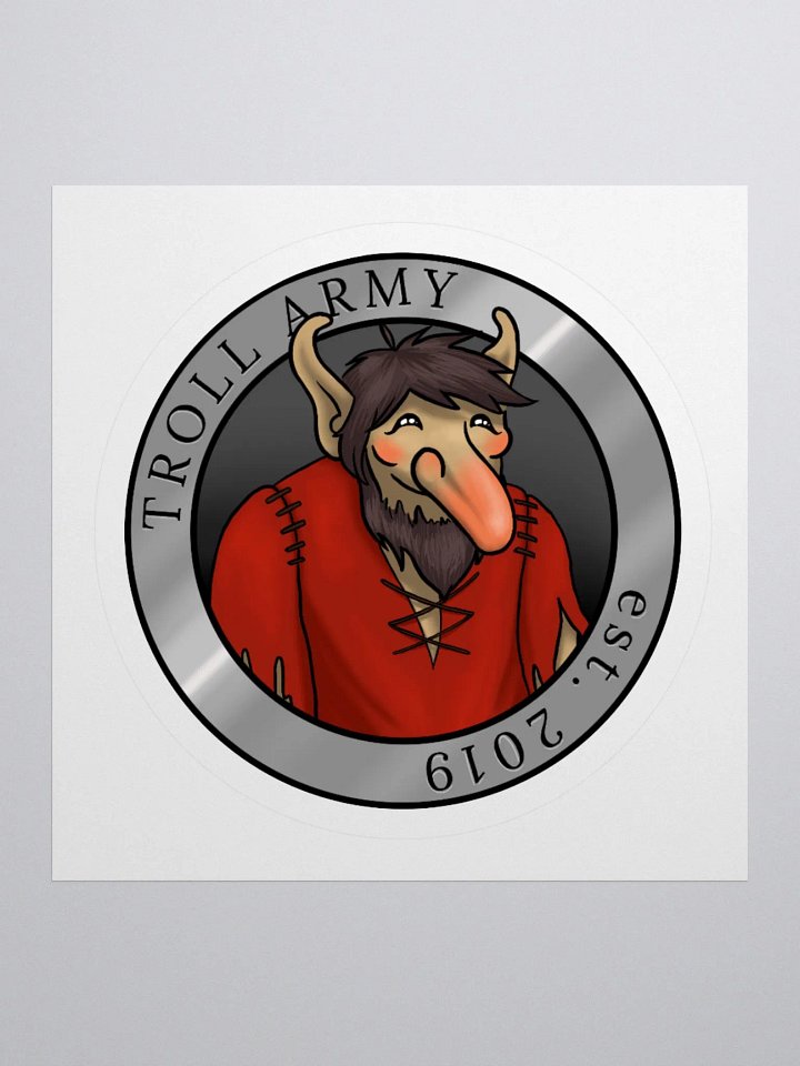 Troll Badge Sticker product image (3)
