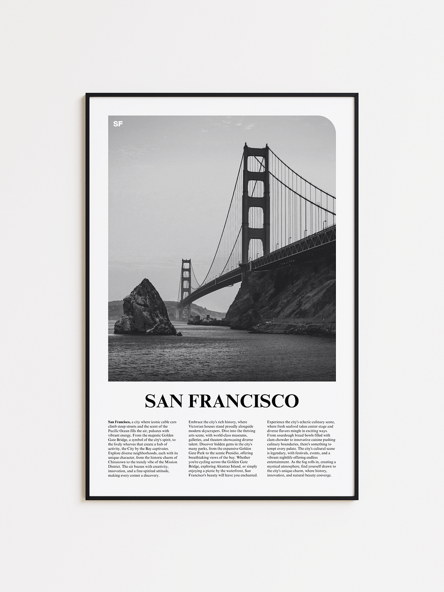 San Francisco 01 Newspaper Poster product image (1)