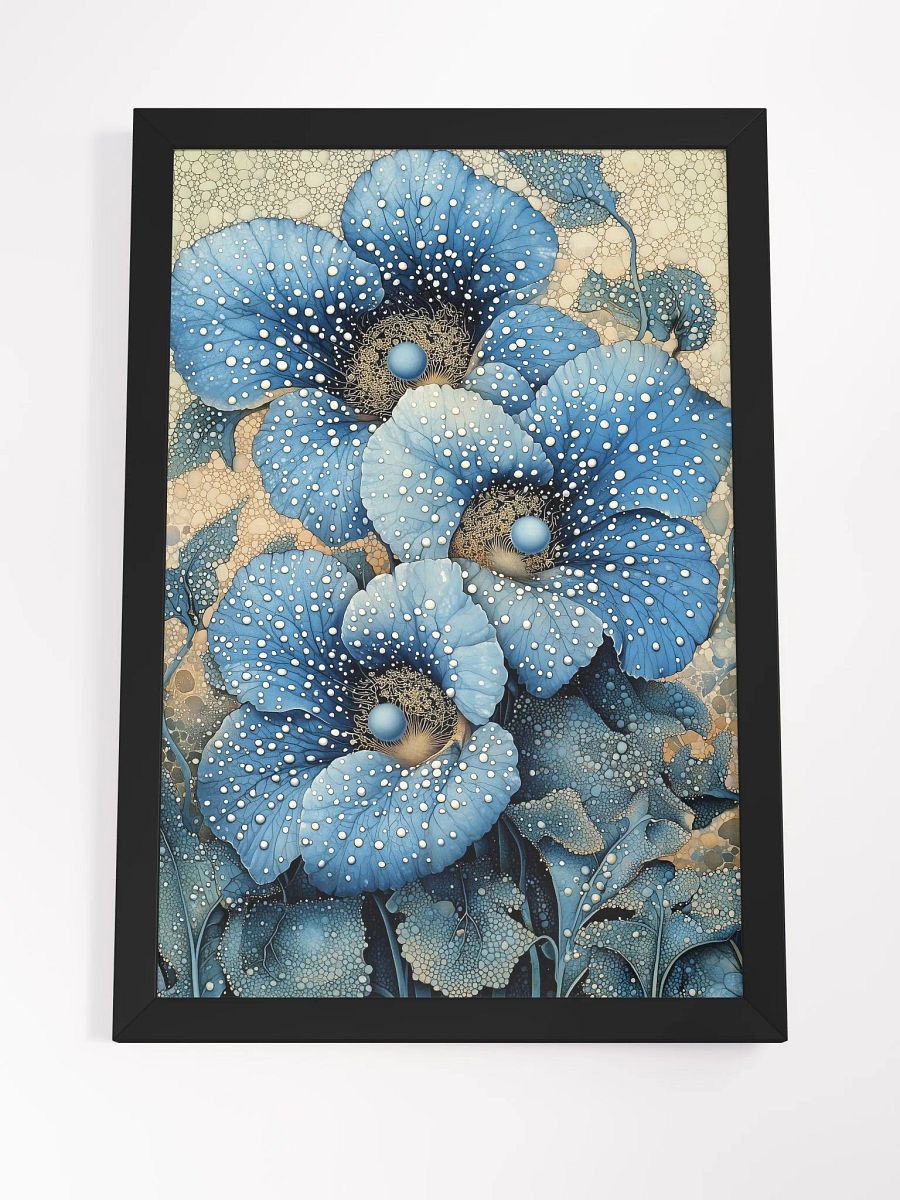 Whimsical Blossoms: Fantasy Poster of Dreamy Forest Flowers product image (4)