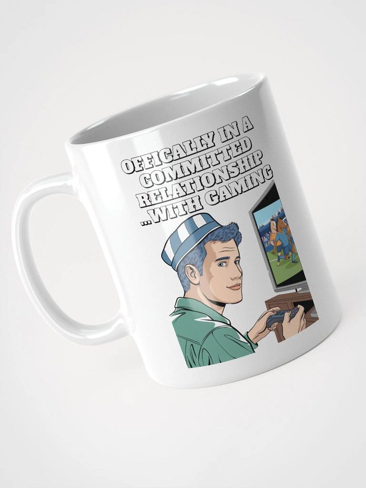 Offically In A Committed Relationship...With Gaming Funny White Coffee Mug product image (2)