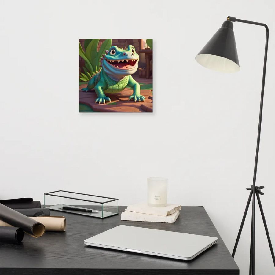 Endangered Species - Mexico - Morelet´s Crocodile Canvas Art product image (11)