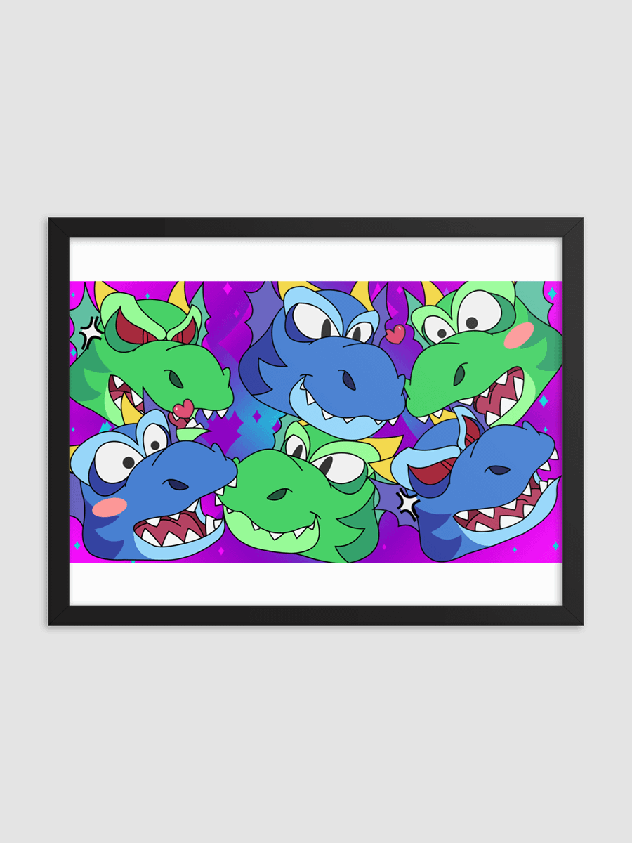 Lots of Dragons Enhanced Matte Paper Framed Poster product image (12)